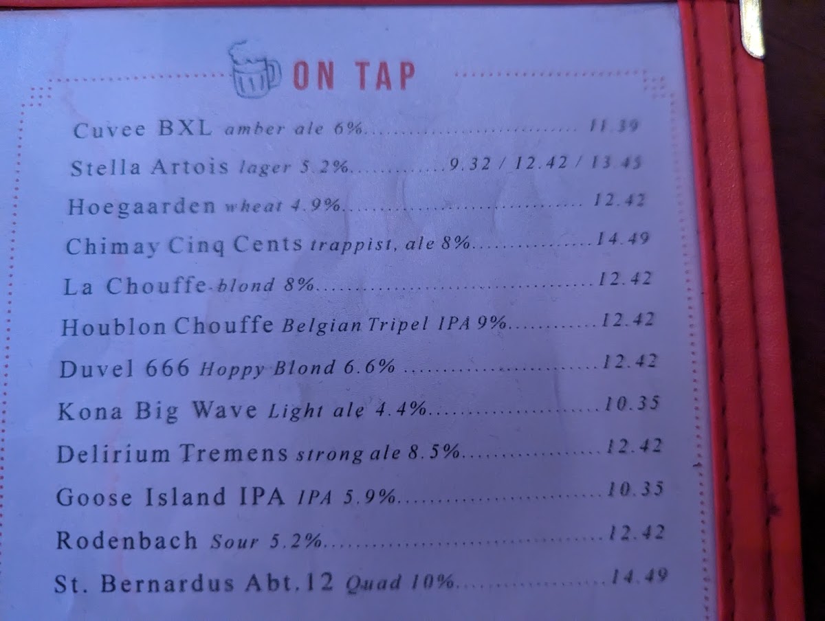 BXL Cafe Menu - Image 6